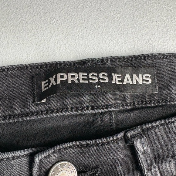 Express Black Skinny Jeans Sleek Fit - Picture 4 of 7
